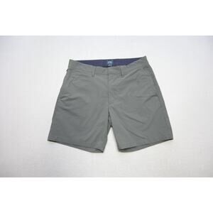 J Crew Tech Golf Shorts Athletic Wicking Gray Flat 7" INS Casual Mens Size 32